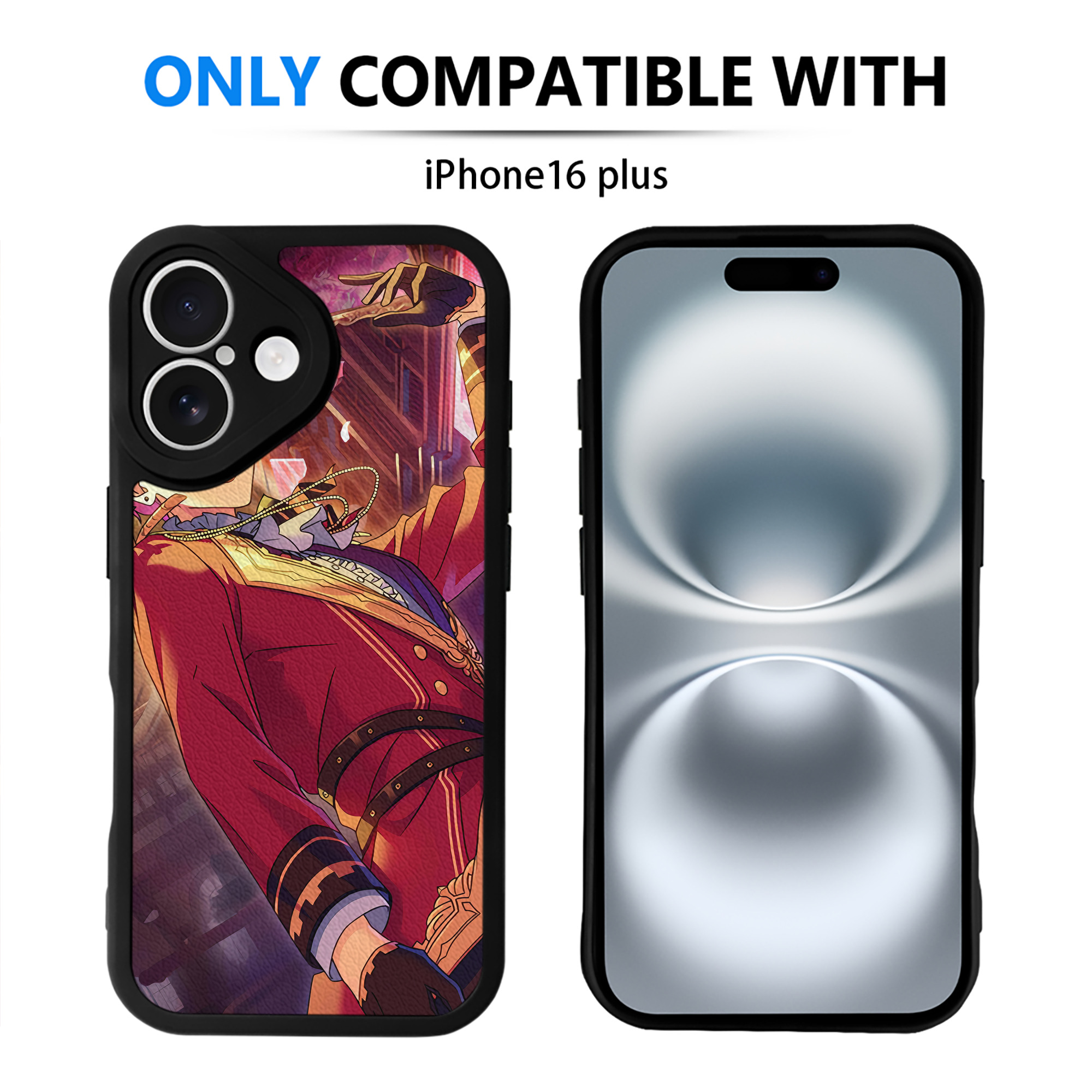 （画像用） あんさんぶるスターズ! Ensemble Stars 【iPhone 16シリーズ対応】シリコンスマホケース（レザー調） 材質：シリコン